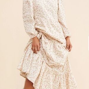 Floral Cream Dress